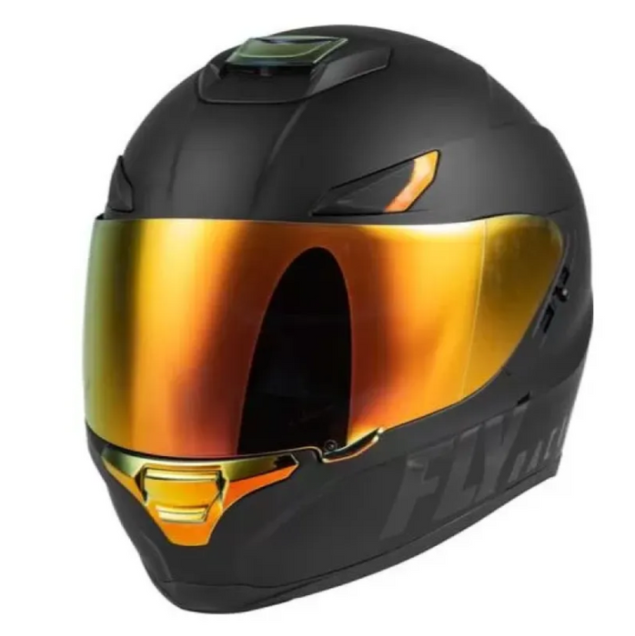 SENTINEL RECON HELMET MATTE BLACK/FIRE CHROME L