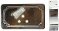 Tag Bracket  Universal  Footpeg Mount-Chrome