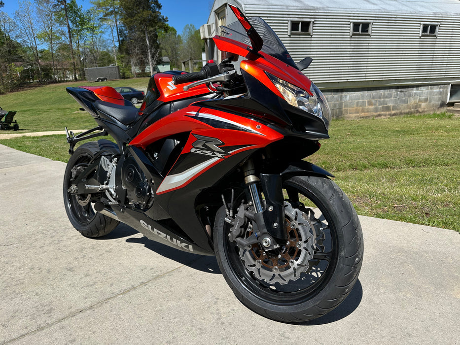 2008 Suzuki GSXR-600 Color: Orange Mileage: 29,916 VIN: 106507