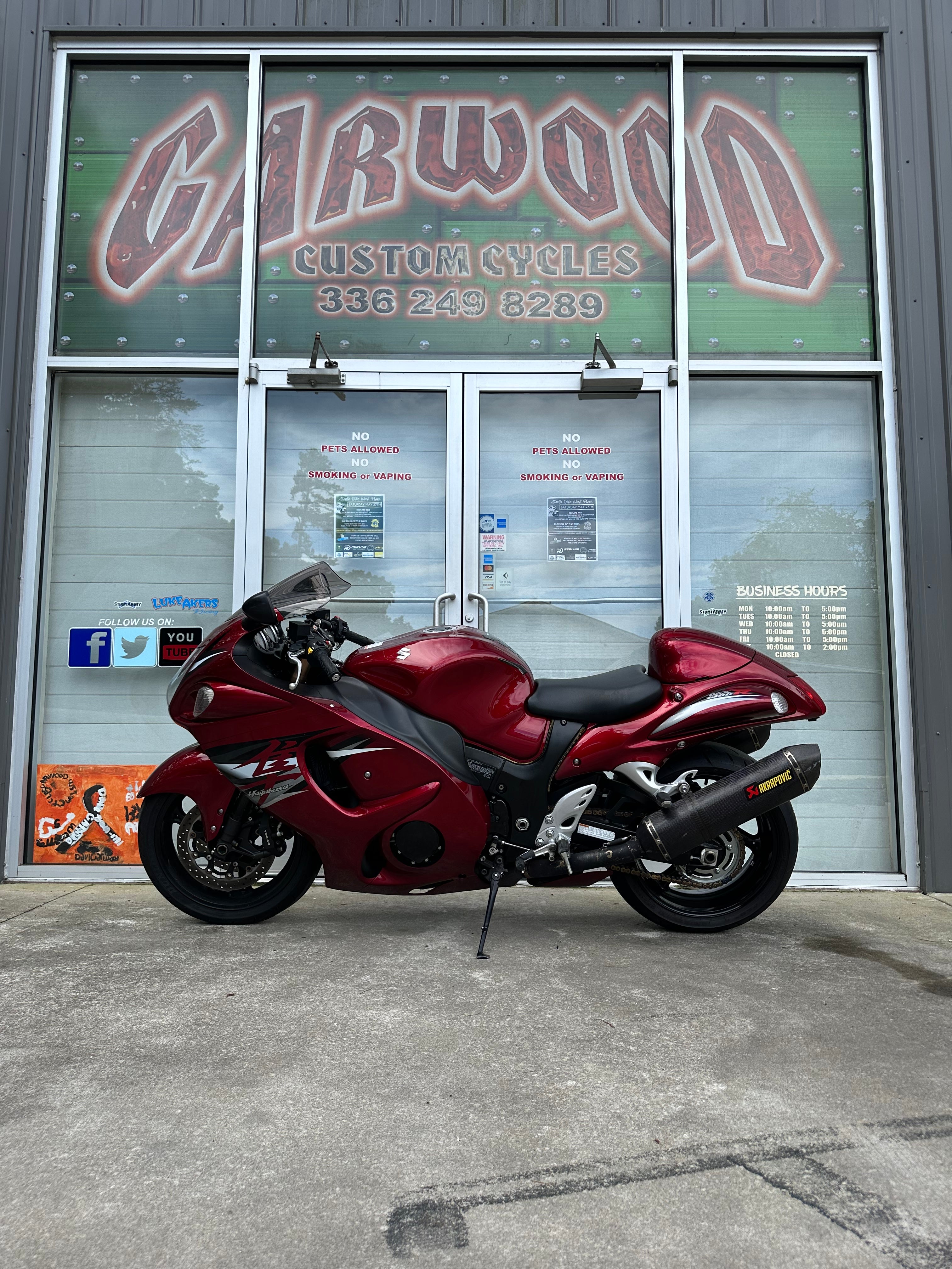 2012 Suzuki GSX-1300R Color: Burgundy Mileage: 17,587 VIN: 101188