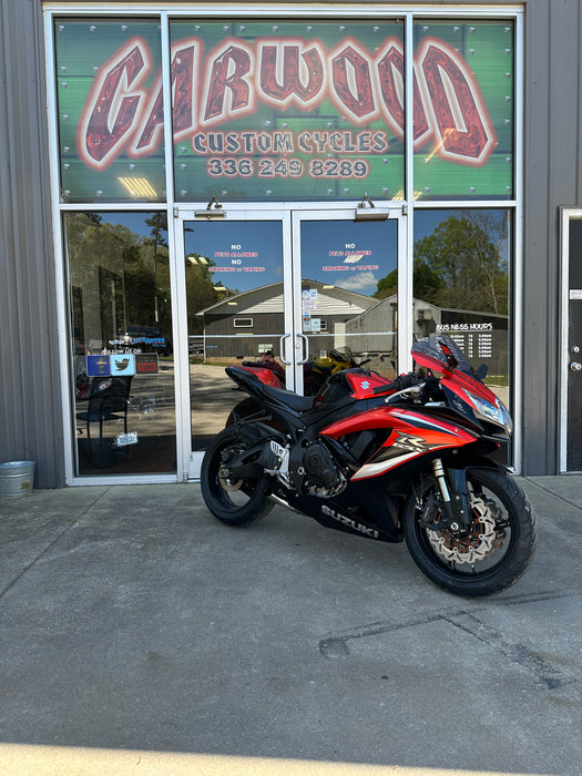 2008 Suzuki GSXR-600 Color: Orange Mileage: 29,916 VIN: 106507