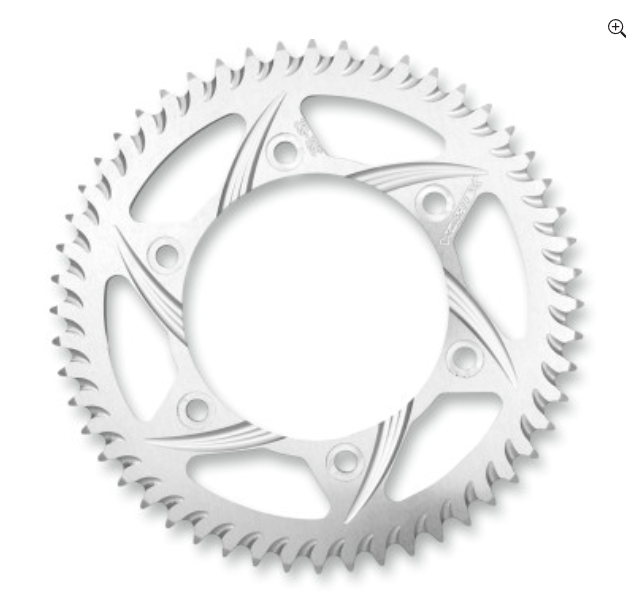 Aluminum Sprocket - Silver - Rear - 43 Tooth