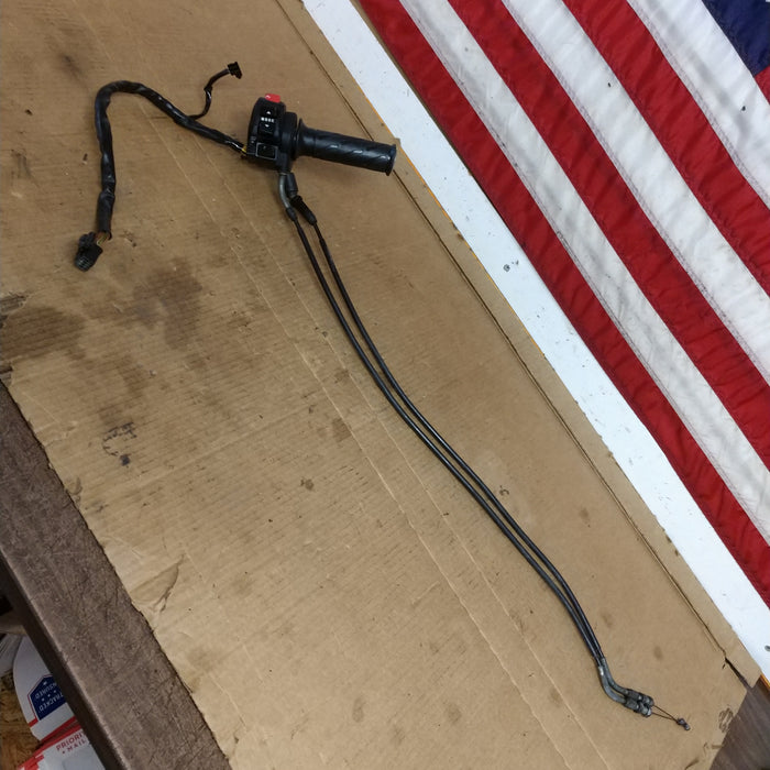 2008-2009 Suzuki GSXR600 GSXR750 Throttle Cable Assembly Bar control switch