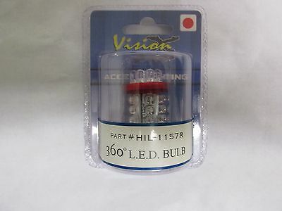 Vision X-  HIL-1157R  LED Replacement Bulb - Red Dual Filament L.E.D. 360
