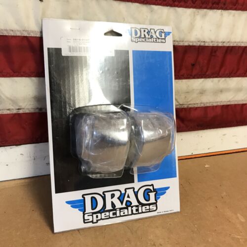 DRAG SPECIALTIES Chrome Switch Housing Kit w/o Switches - 0616-0147