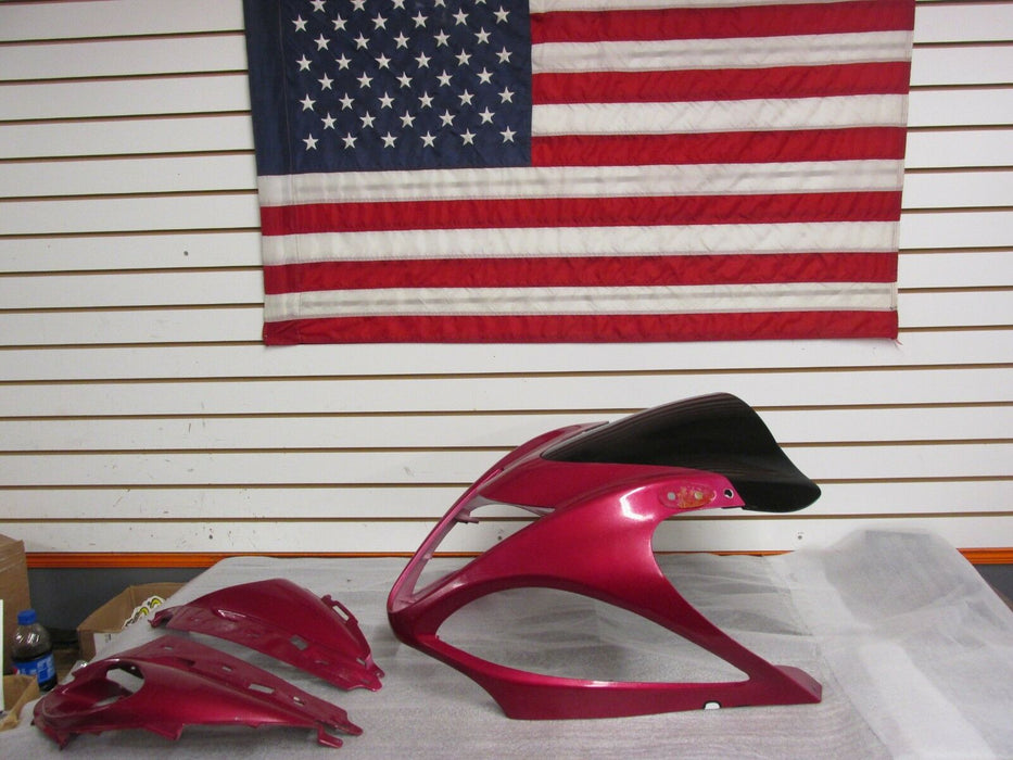 2008-2014 Suzuki Hayabusa Aftermarket Front Nose with both inserts & wind screen