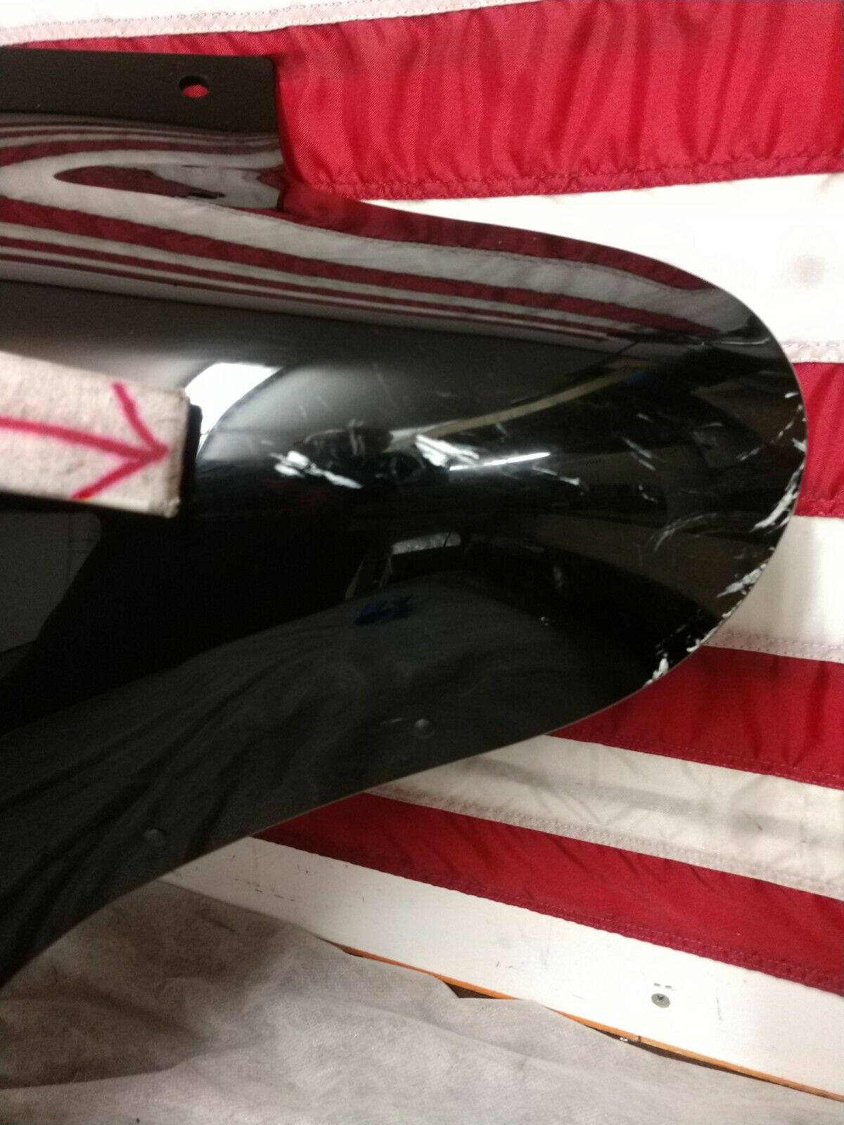 Memphis Shade Harley Davidson Shovelhead Batwing Fairing with Mounting Brackets