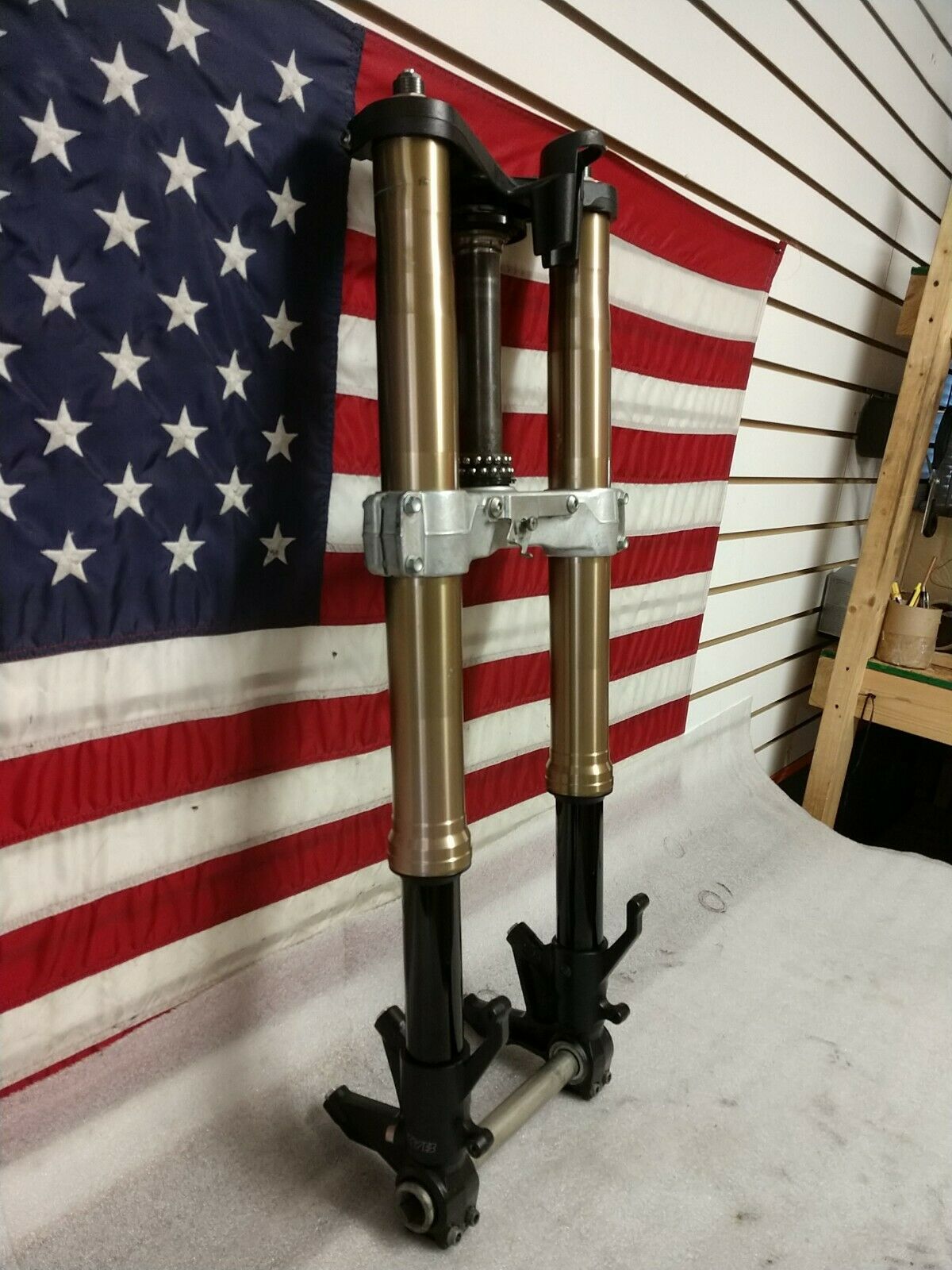 2008-2010 KAWASAKI NINJA ZX10R ZX10 FRONT FORKS SHOCK SUSPENSION