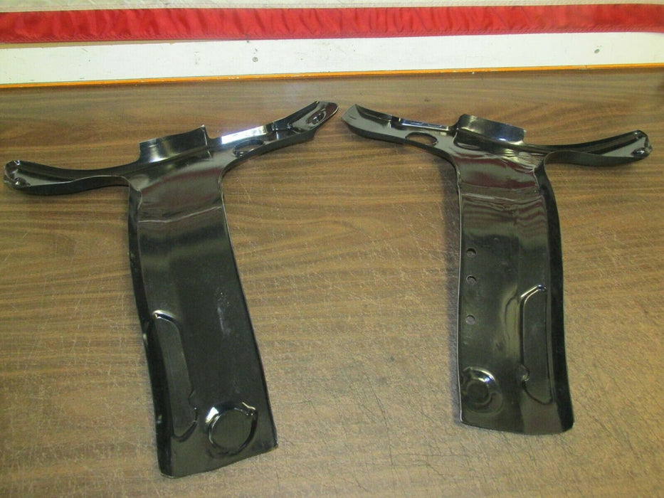 1999-2015 SUZUKI HAYABUSA LEFT RIGHT Frame CoverS FLAT BLACK PLASTIC