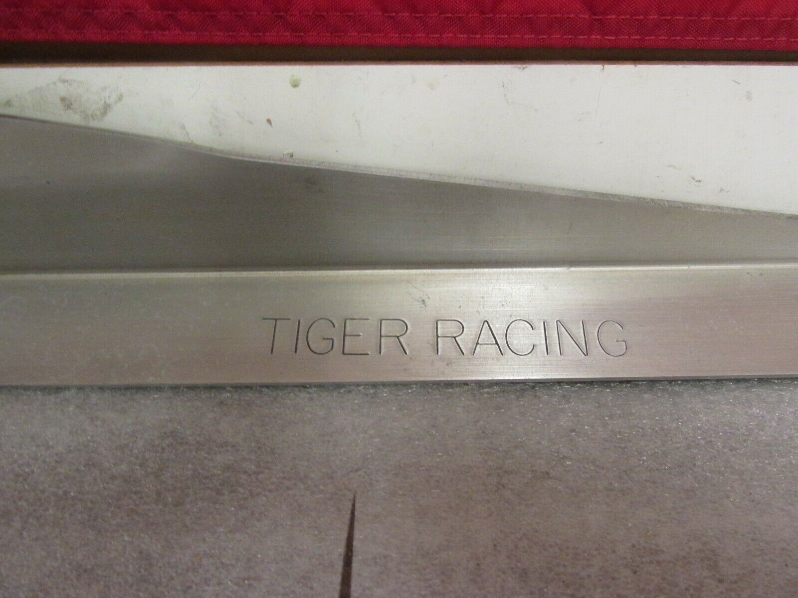 2006-2011 Kawasaki ZX14 Billet Aftermarket Raw Aluminum TIGER RACINGchain guard
