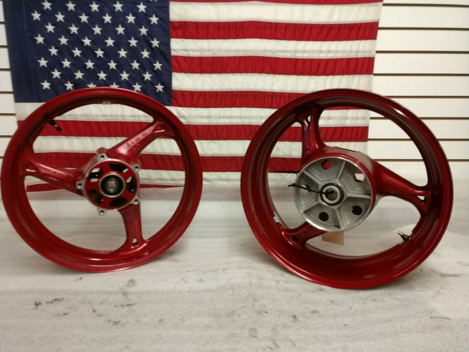 2008-2018  Suzuki Hayabusa Gsx1300R Rear Front Wheel OEM NON-ABS Candy Red