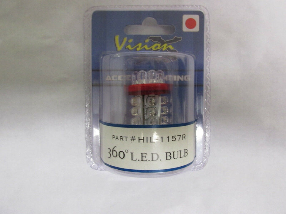 Vision X-  HIL-1157R  LED Replacement Bulb - Red Dual Filament L.E.D. 360