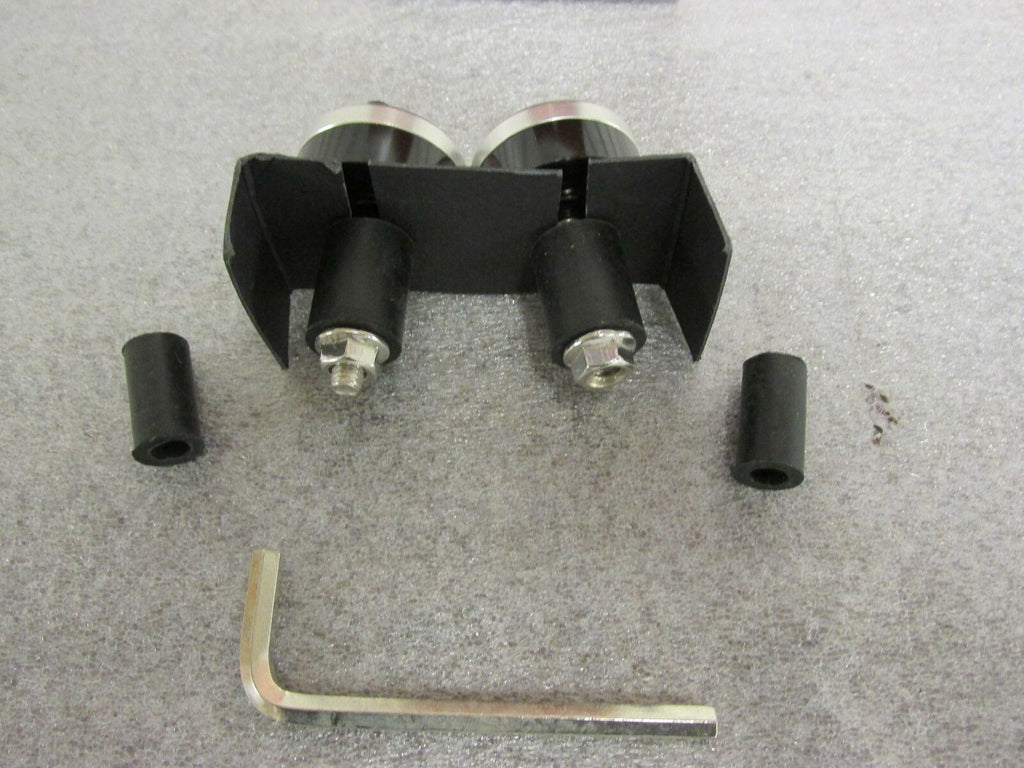 Motorcycle Handle Bar End Plug Grip Ends Caps 2PC 7/8" CNC