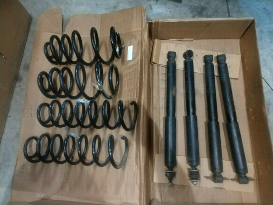 2015-2017 Jeep Wrangler JK JKU Sahara Mopar OEM (4) Shocks and (4) Springs