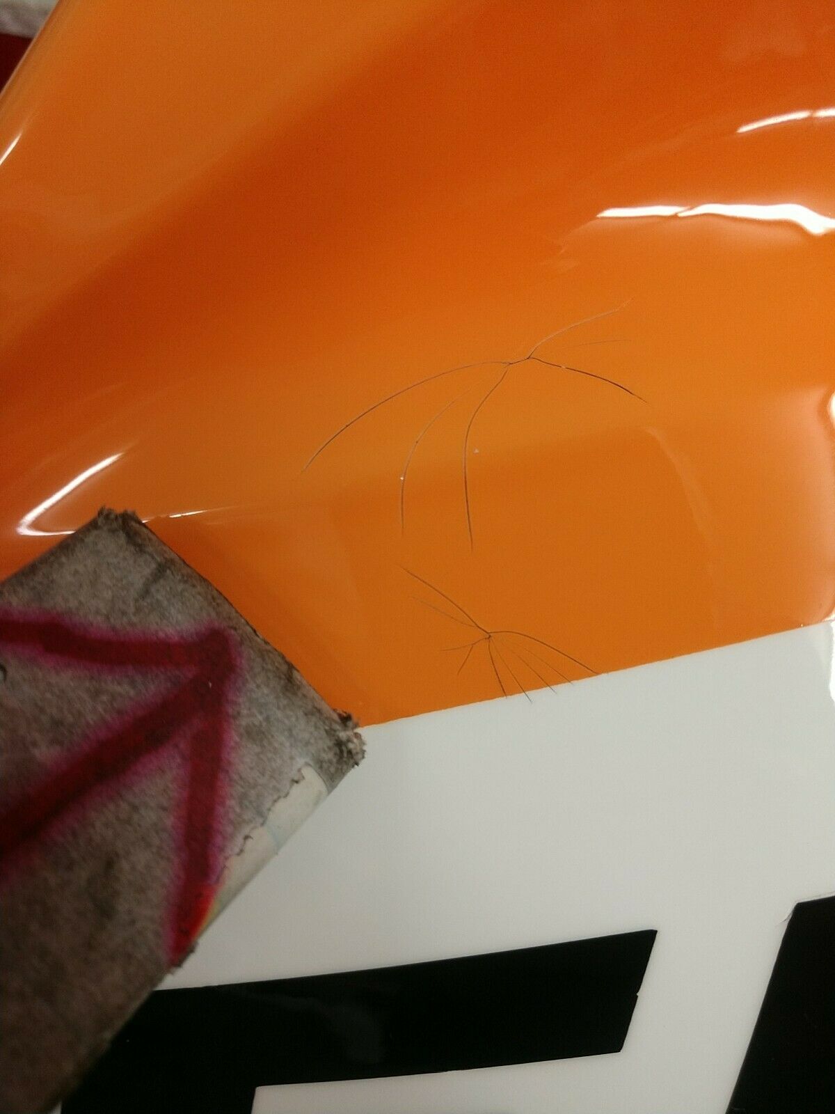 2006-2007 Honda CBR1000rr Repsol RIGHT SIDE FAIRING COWL PLASTIC OEM