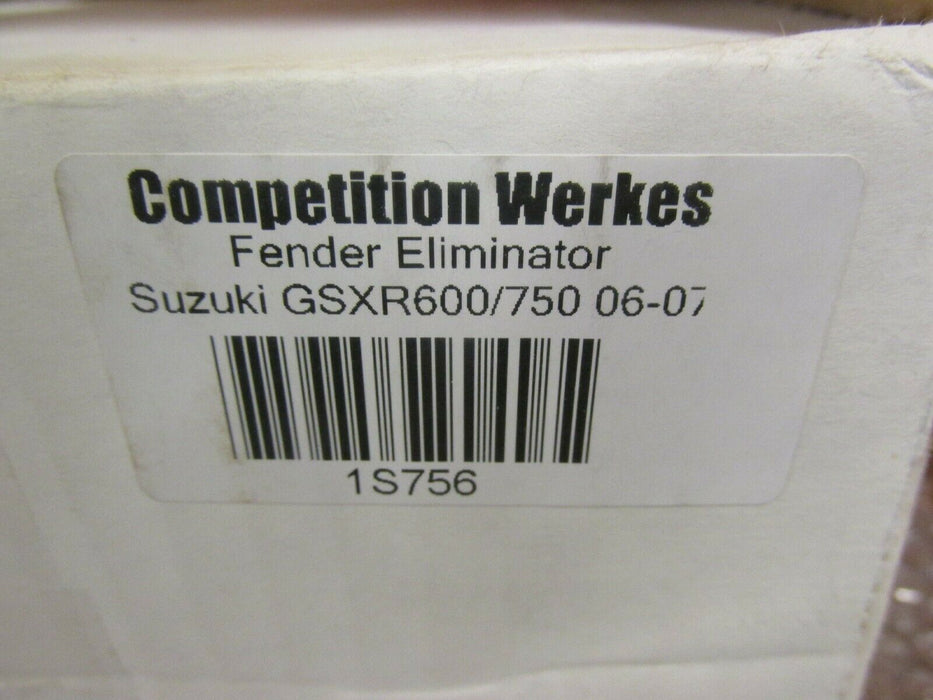 2006-2007 SUZUKI GSXR 600/750 COMPETITION WERKES FENDER ELIMINATOR KIT  (1S756)