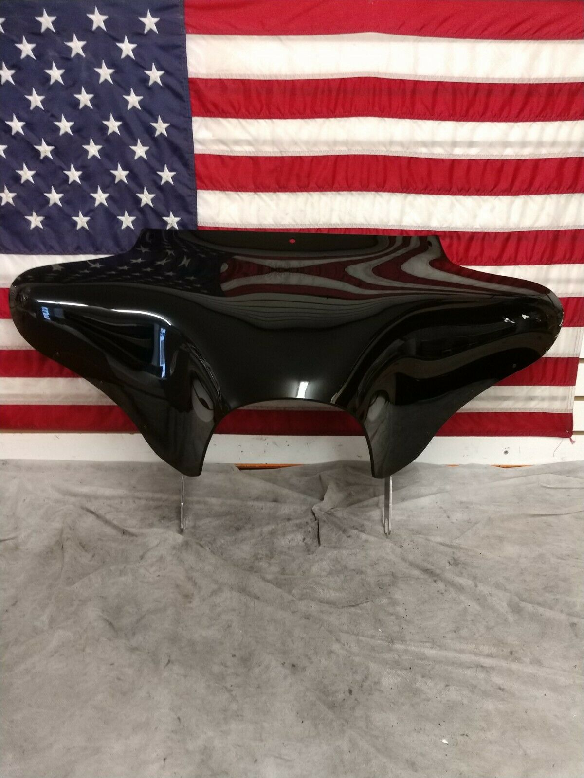 Memphis Shade Harley Davidson Shovelhead Batwing Fairing with Mounting Brackets