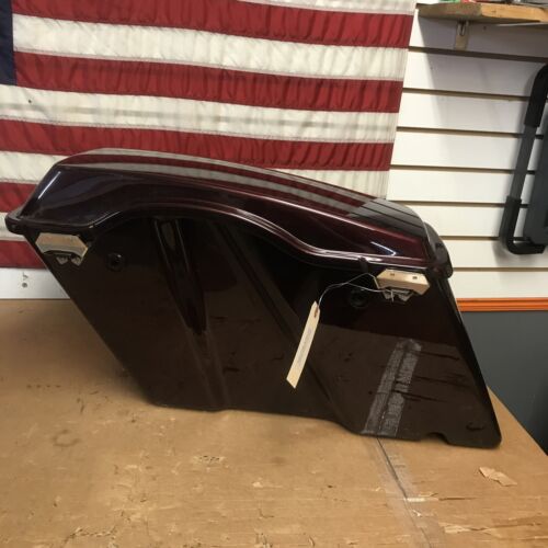 1994-2013 Harley Davidson Saddlebags Black Cherry pair OEM for Electra Glide