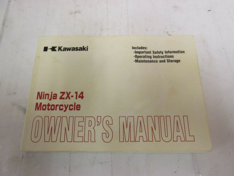 Kawasaki Ninja ZX1400-A Owners Manual Booklet Operator Genuine Book 99987-1350