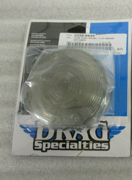 Drag Specialties 2020-0640 Replacement Turn Signal Lenses Smoke