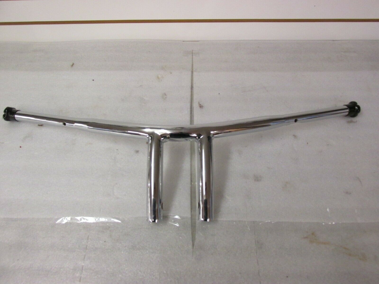 Drag Specialties 0601-0489 1-1/4in. T-Bar Radius Handlebar Chrome