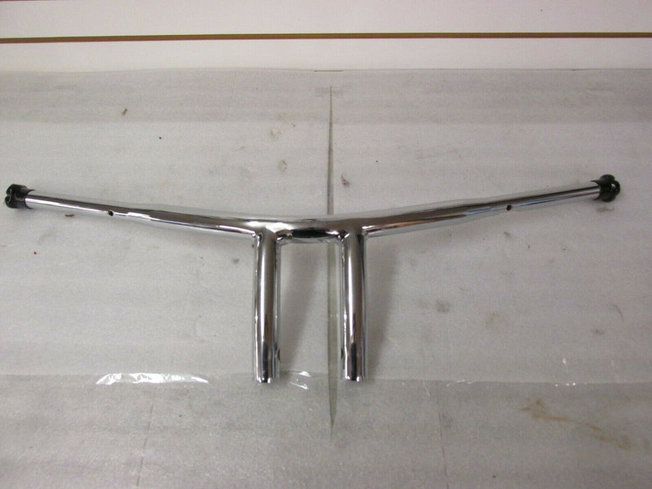 Drag Specialties 0601-0489 1-1/4in. T-Bar Radius Handlebar Chrome