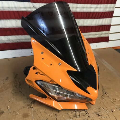 2021 19-23 KAWASAKI ZX6R ZX636 FRONT UPPER HEADLIGHT FAIRING COWLING PAINTED OEM