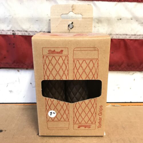 Biltwell Brown 1" Torker Grips Harley Chopper MX Bobber Sportster Dyna Chocolate