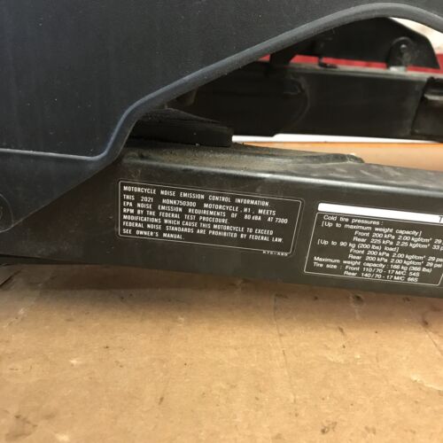 2015-22 (2021) Honda CBR300R Rear Swingarm Suspension OEM