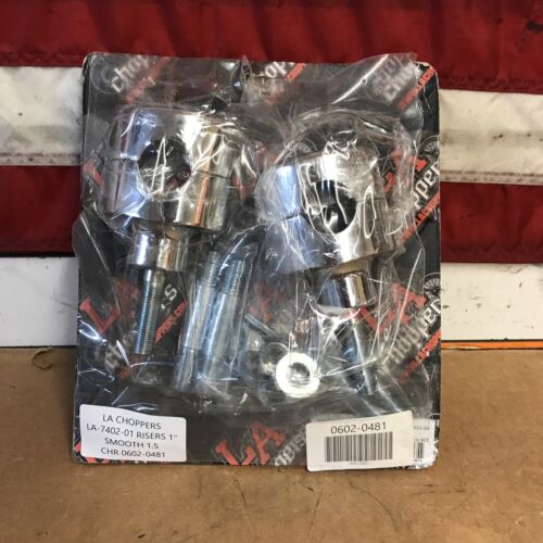 LA CHOPPERS LA-7402-01 RISERS 1" SMOOTH 1.5 CHR 0602-0481