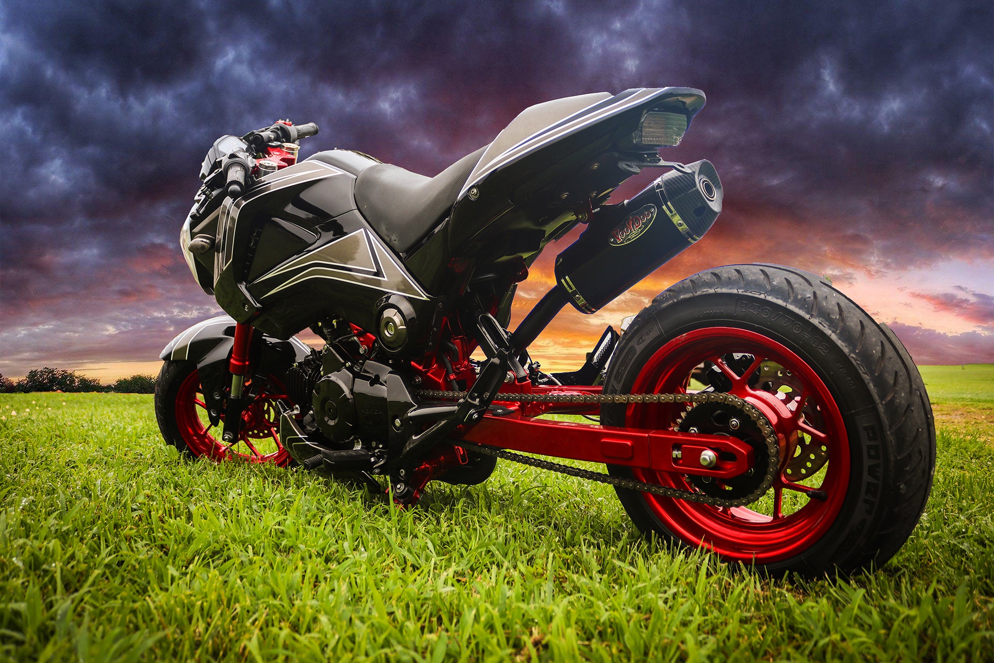 Swing Arm Extension Kit (Grom 13-20 and z125 17-23)