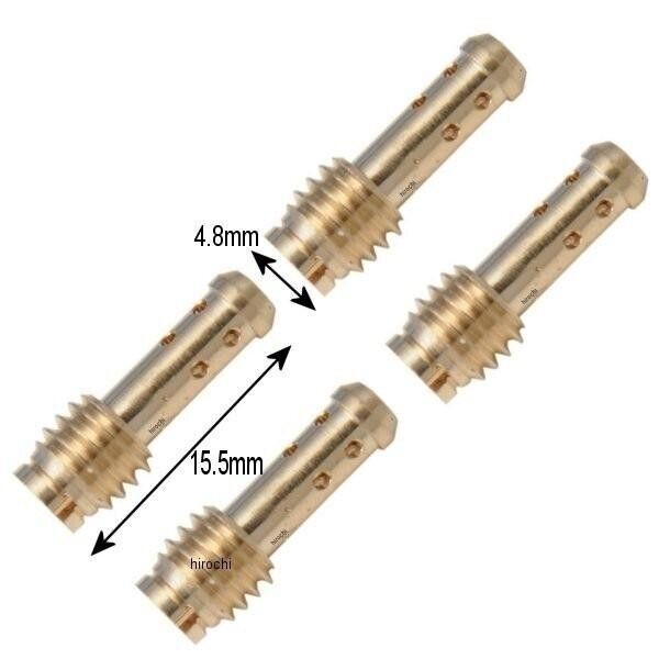 EBC Precision Brass PILOT JETS VM22/210 MIKUNI CARB EBC22/210-40 4pcs