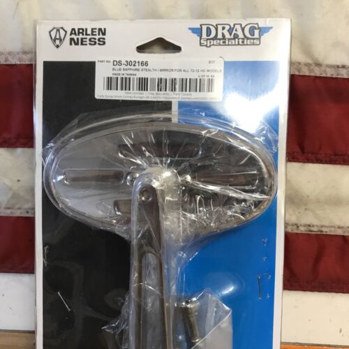 Drag Specialties DS-302166 Blue Sapphire Stealth I Mirror (ea.) 302166-BC3N-BX2