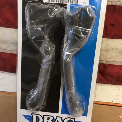Drag Specialties Wide Blade Lever Set For Harley-Davidson Matte Black 96-15