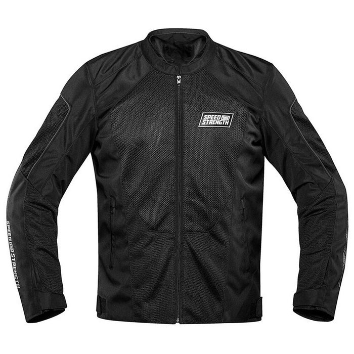 Speed & Strength Hot Head Motorcycle Mesh Jacket Black/Black Men's Large 3XL NEW