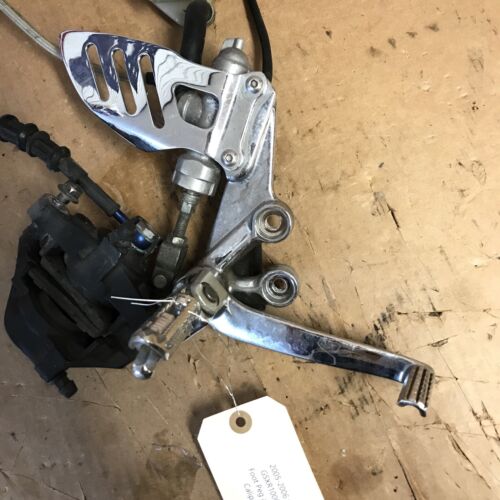 2005-2006 Suzuki GSXR1000 Right Foot Peg and Brake Caliper OEM