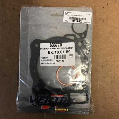 Part 11010-G02 Cylinder Works Big Bore Gasket Kit CRF 450 R (19)