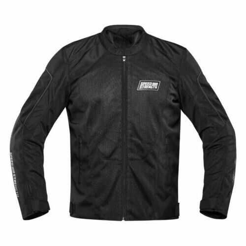 Speed & Strength Hot Head Motorcycle Riding Mesh Jacket Black Men M Medium