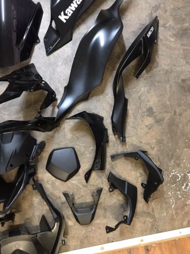 2019 Kawasaki ZX6R Full Fairing Set Black *GENUINE OEM* with fender