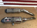 HAYABUSA 08-20 R-77 STAINLESS SLIP-ON EXHAUST, W/ STAINLESS MUFFLERS 11210E0520