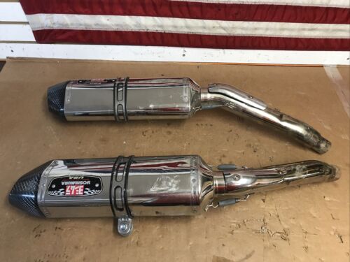 HAYABUSA 08-20 R-77 STAINLESS SLIP-ON EXHAUST, W/ STAINLESS MUFFLERS 11210E0520