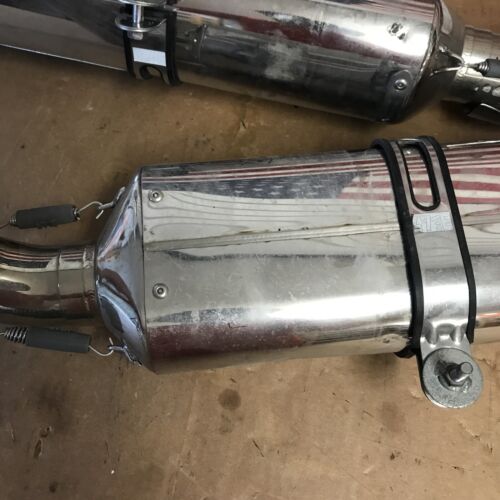 HAYABUSA 08-20 R-77 STAINLESS SLIP-ON EXHAUST, W/ STAINLESS MUFFLERS 11210E0520