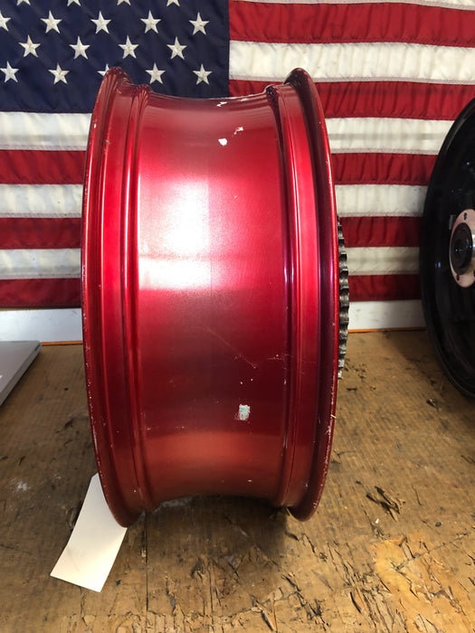 06-11 ZX14 Rear Wheel STR8 Red