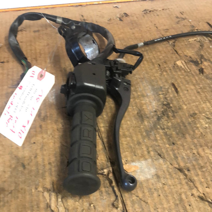 08-10 ZX10 Left Handlebar & Controls OEM