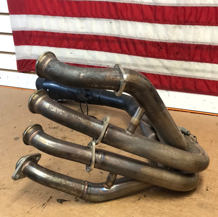 2020 Kawaski 636 ZX6R Exhaust Header and Aftermarket M4 Muffler 19 20 21 22 23