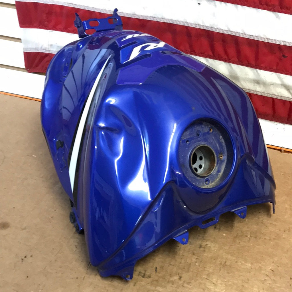 2004-2006 Yamaha R1 Blue Gas Tank *DENT* and Tank Cover Fairing OEM