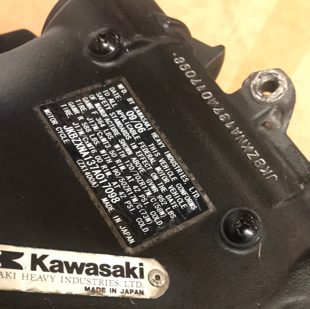2007 KAWASAKI NINJA ZX-14 Frame Chassis *C TTL*