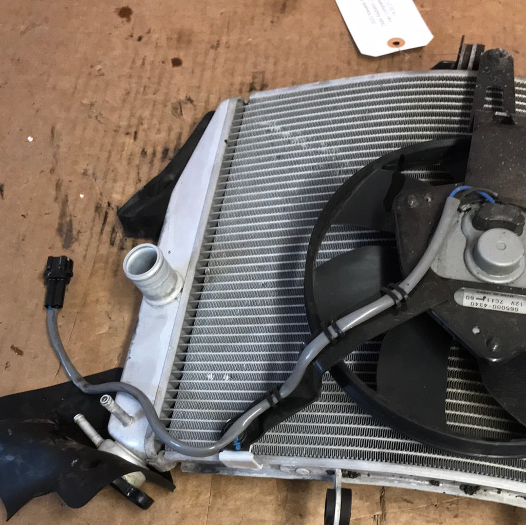 2020 Kawaski 636 ZX6R Radiator Cooling Fan Complete OEM 19 20 21