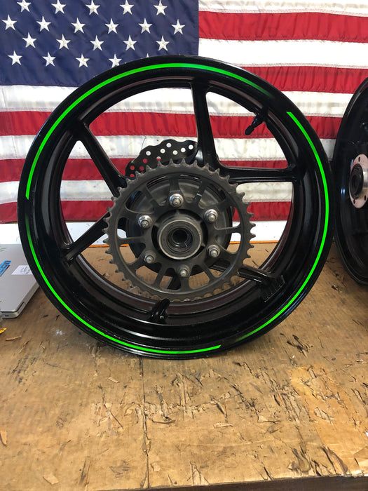 08-10 ZX10 Rear Wheel STR8 OEM