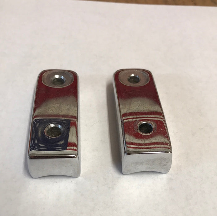 1999-2007 Gen 1 Suzuki Hayabusa Peg Weights CHROME, EXCELLENT CONDITION!